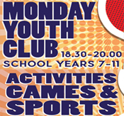Picture of Monday Youth Club advert